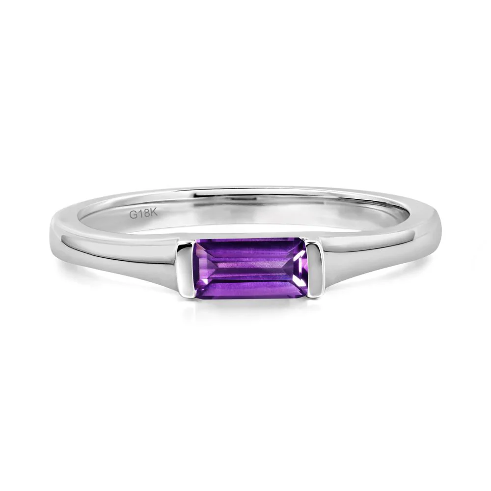 Amethyst Baguette Ring - Image 5