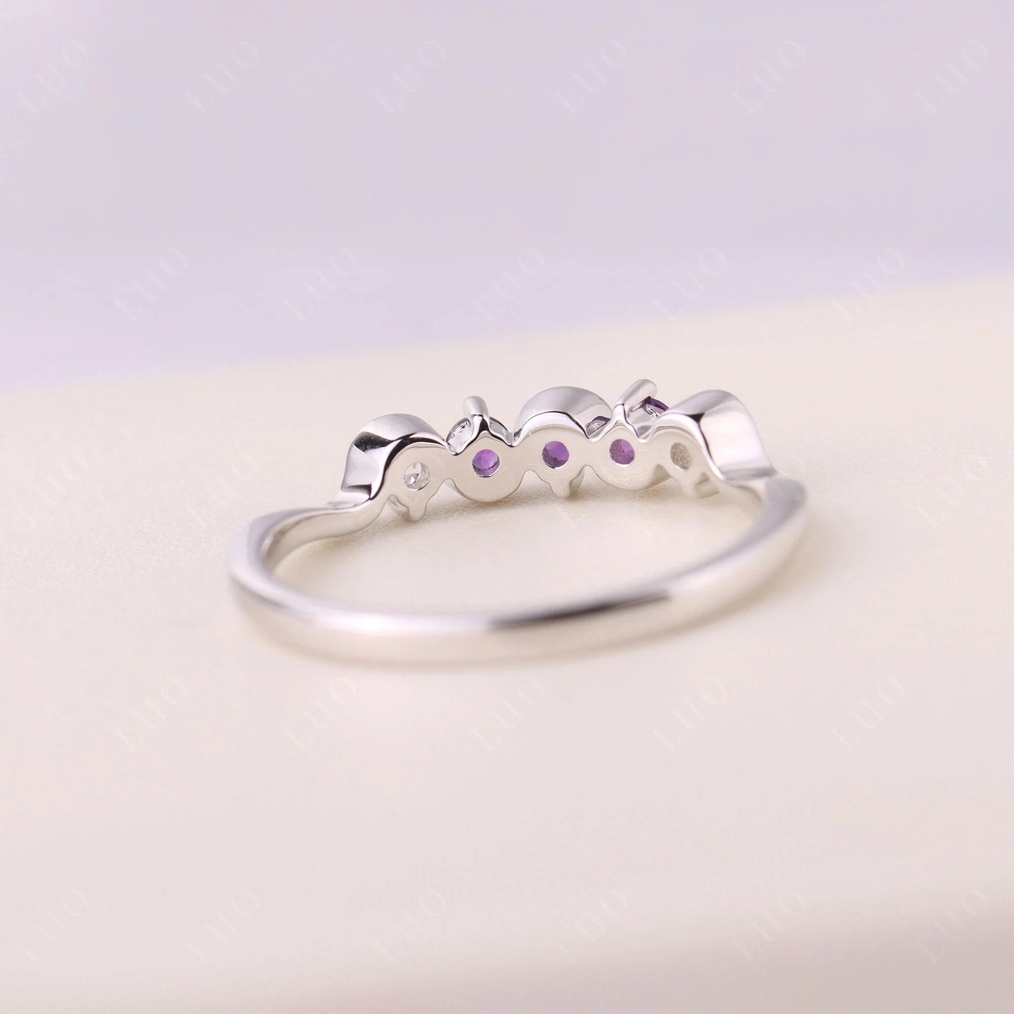 Amethyst Band Ring - Image 12