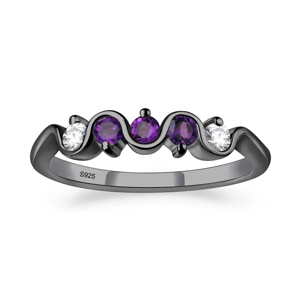 Amethyst Band Ring - Image 2