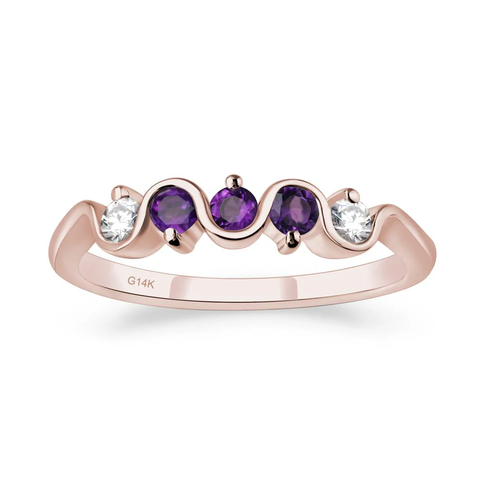 Amethyst Band Ring - Image 5