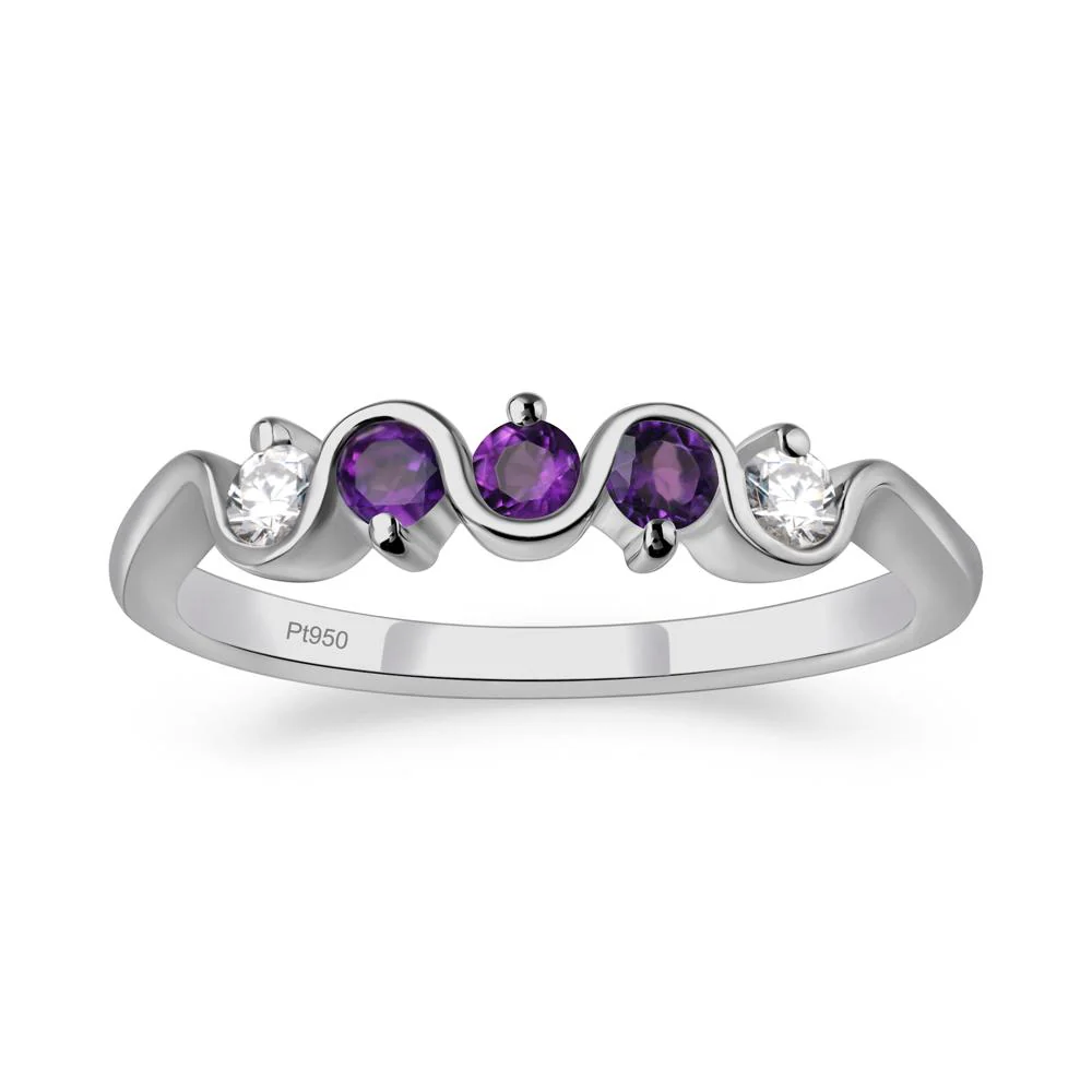 Amethyst Band Ring - Image 6