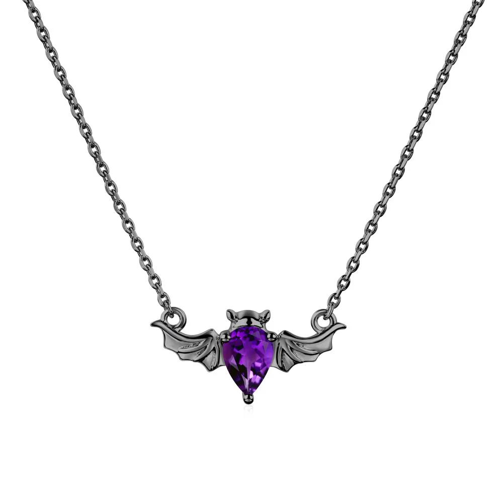 Amethyst Bat Necklace - Image 7