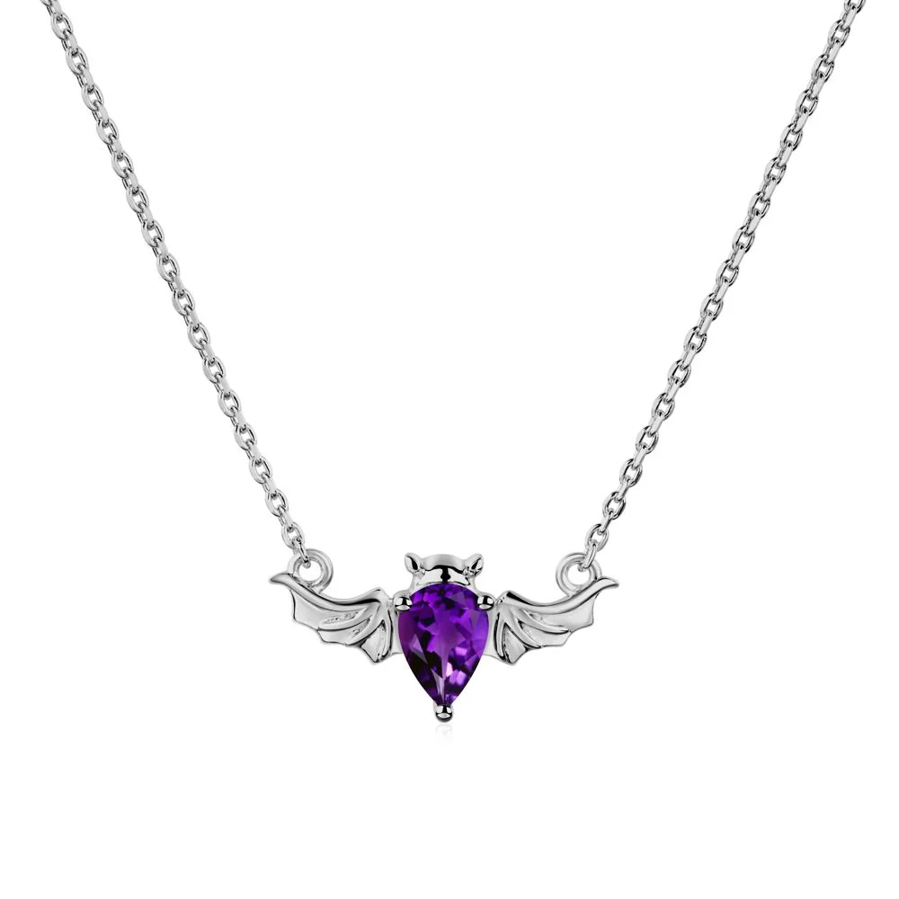 Amethyst Bat Necklace - Image 8