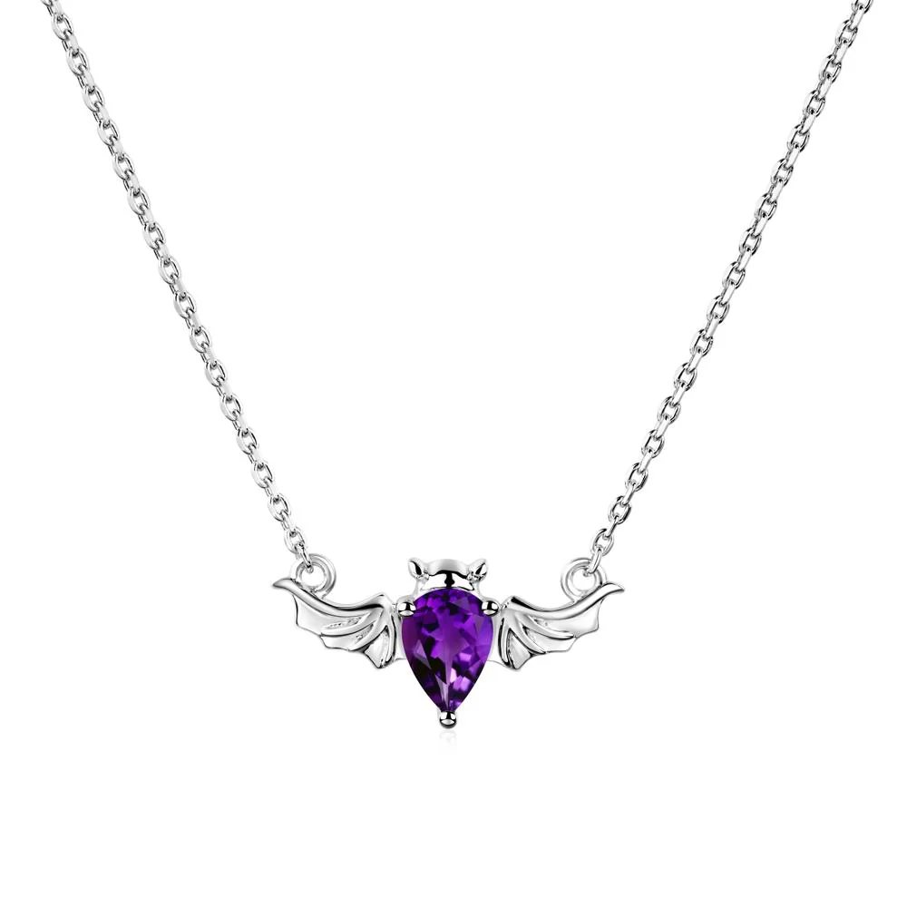 Amethyst Bat Necklace - Image 9
