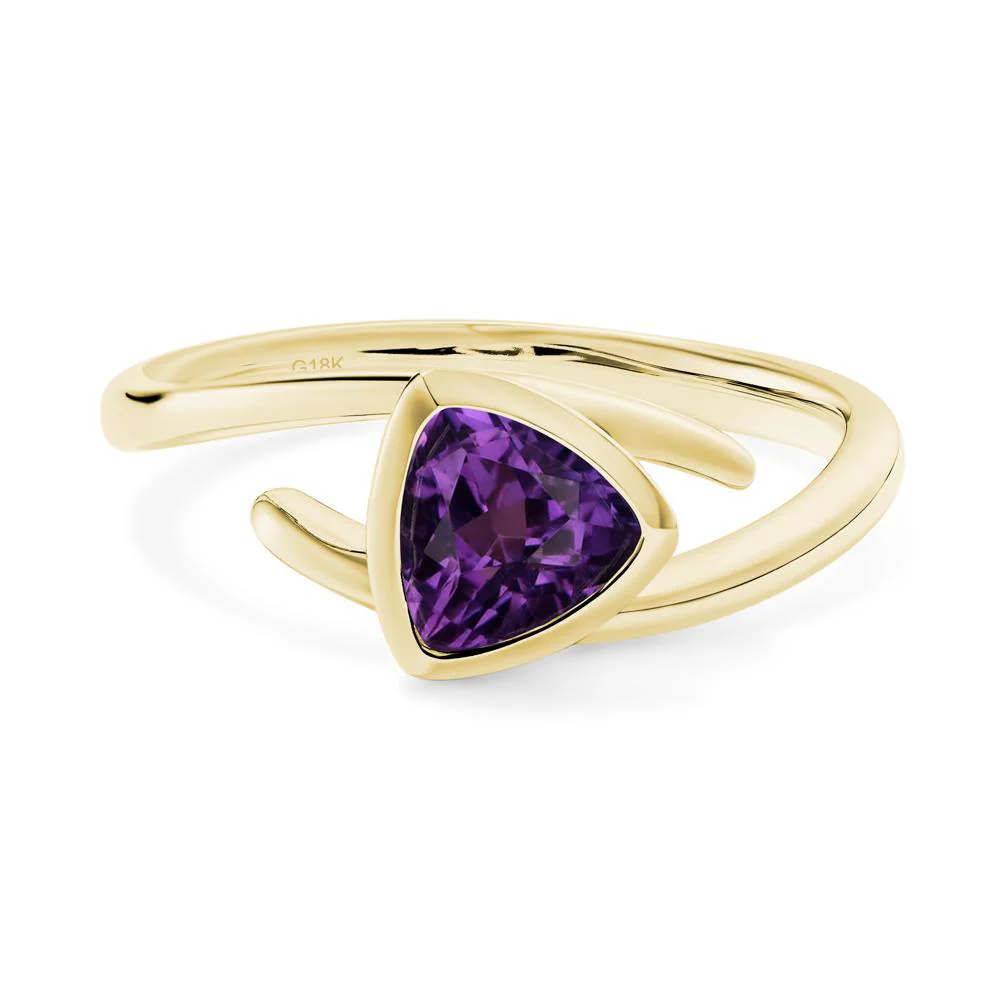 Bezel Set Amethyst Ring - Image 6