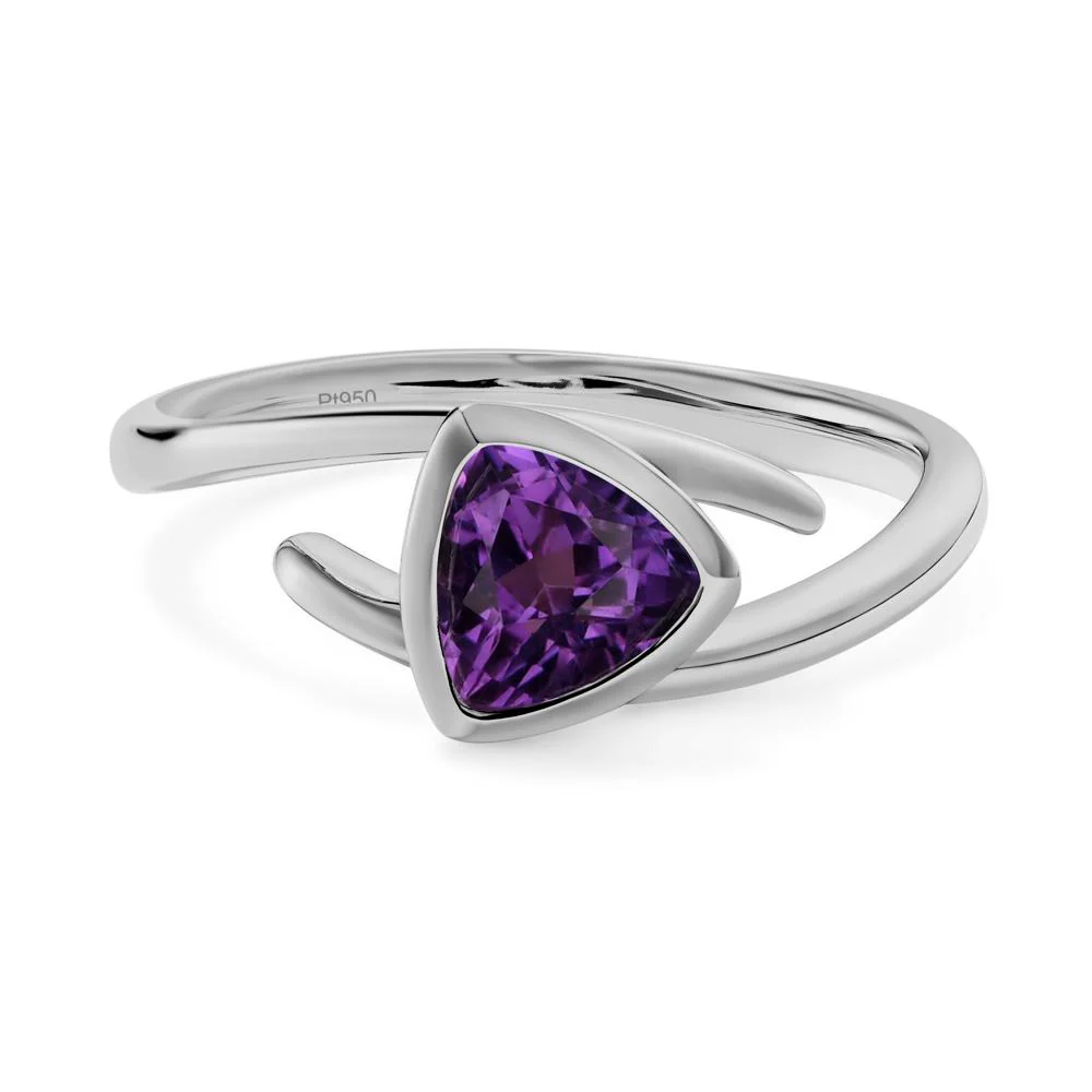 Bezel Set Amethyst Ring - Image 8