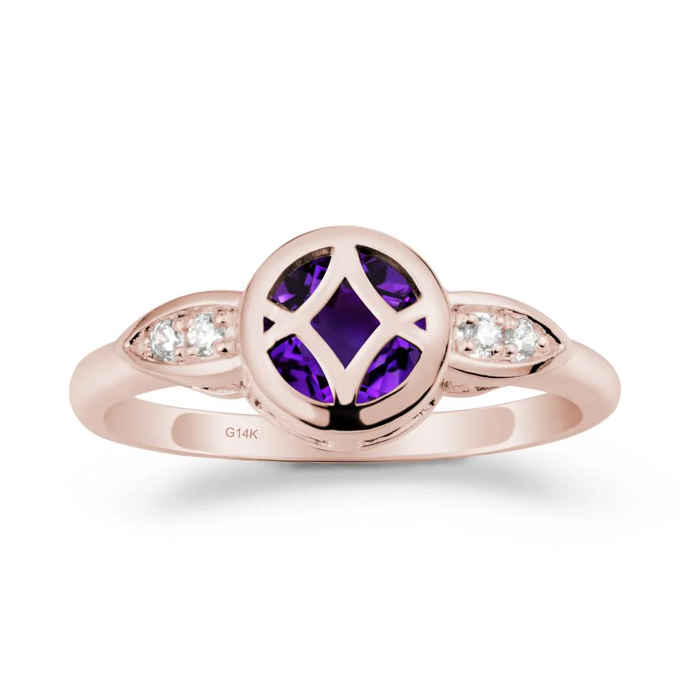 Amethyst Celtic Knot Ring - Image 2