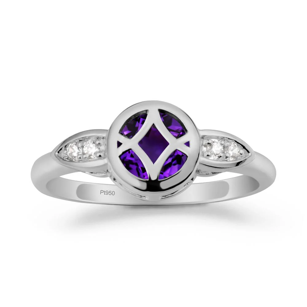 Amethyst Celtic Knot Ring - Image 9