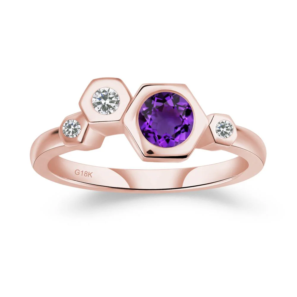 Amethyst Constellation Engagement Ring - Image 8