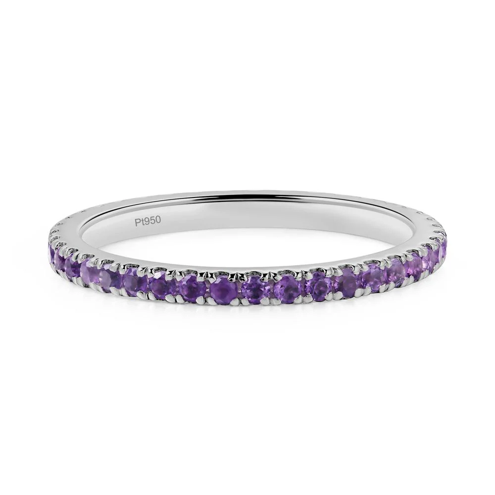 Amethyst Pave Eternity Ring - Image 6