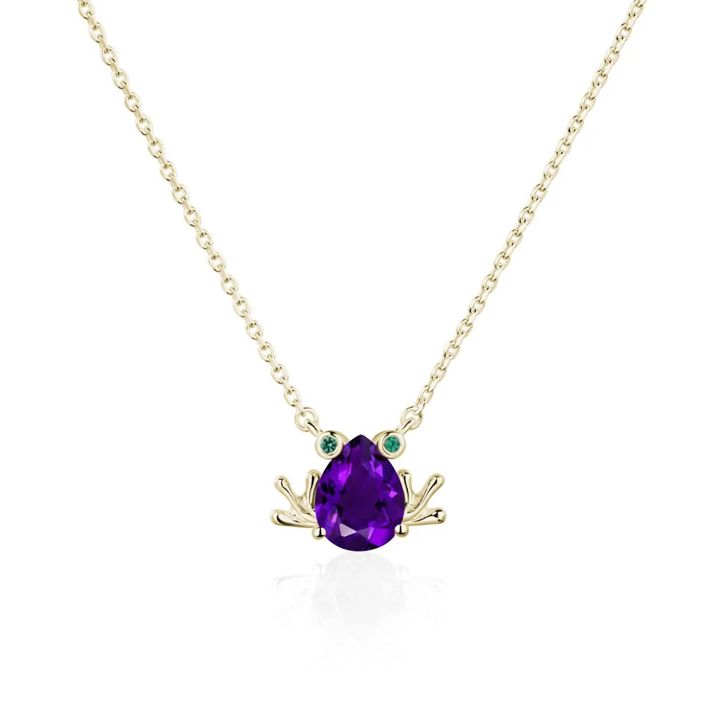 Amethyst Frog Necklace - Image 4