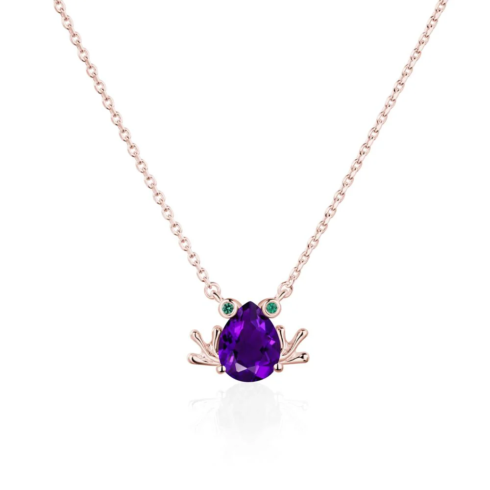 Amethyst Frog Necklace - Image 9