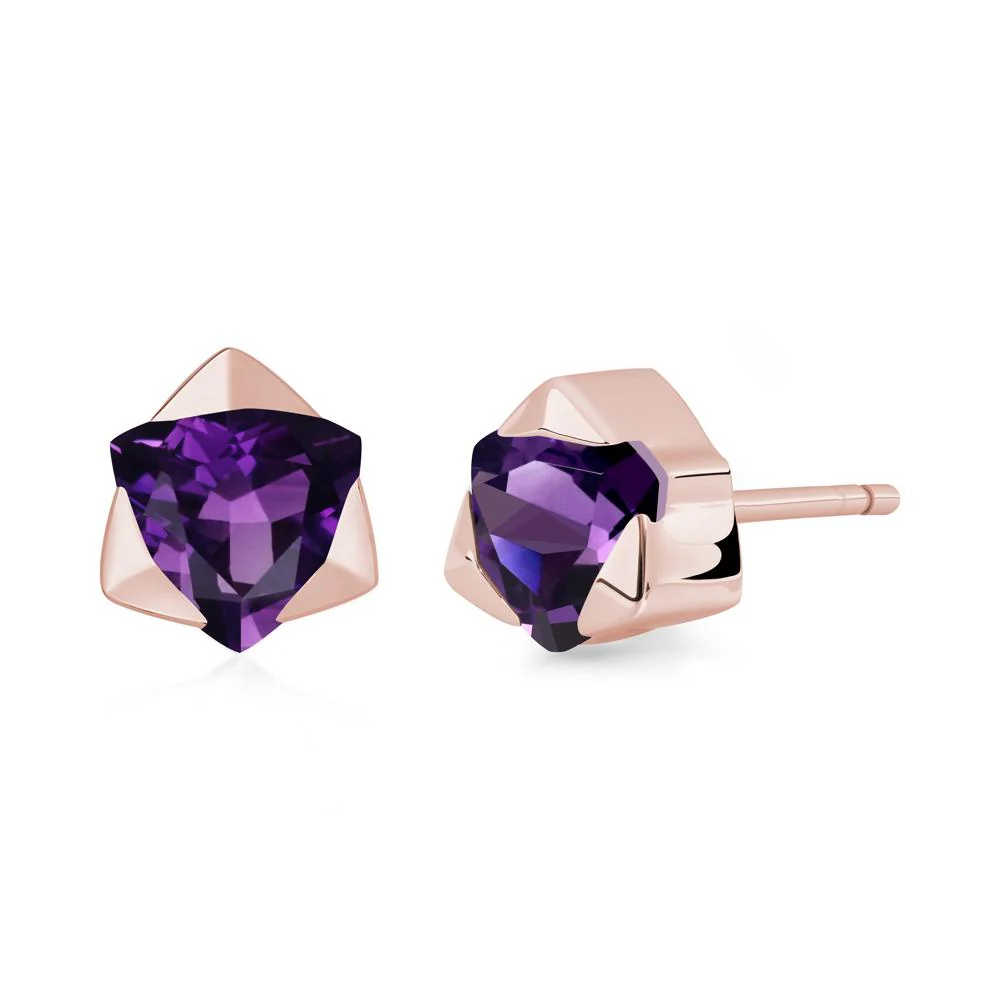 Amethyst Magen David Earrings - Image 4