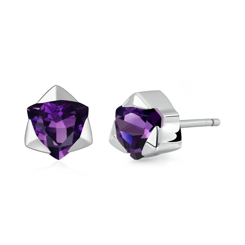 Amethyst Magen David Earrings - Image 5