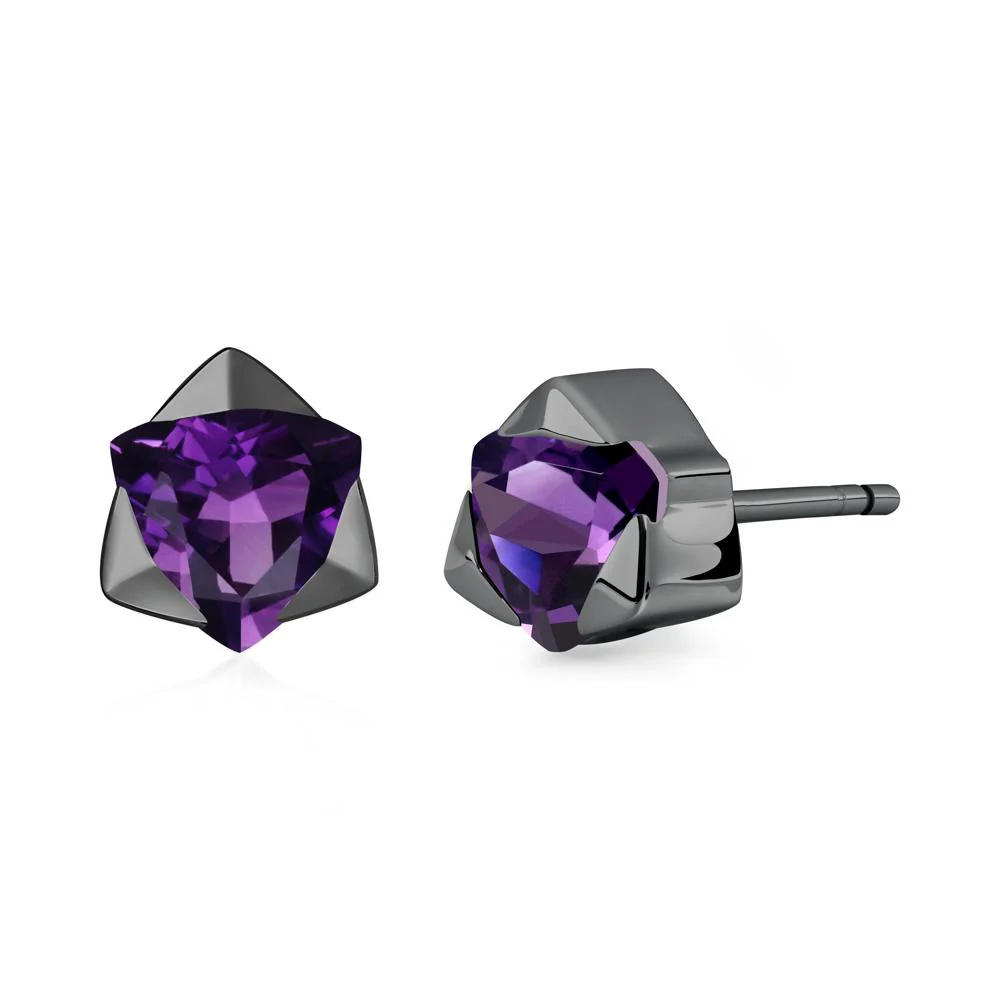 Amethyst Magen David Earrings - Image 7