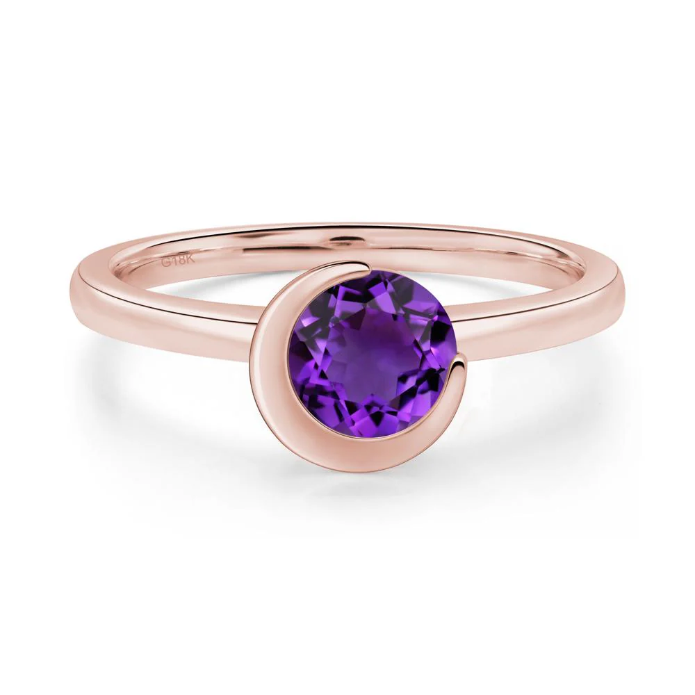 Amethyst Moon Engagement Ring - Image 2