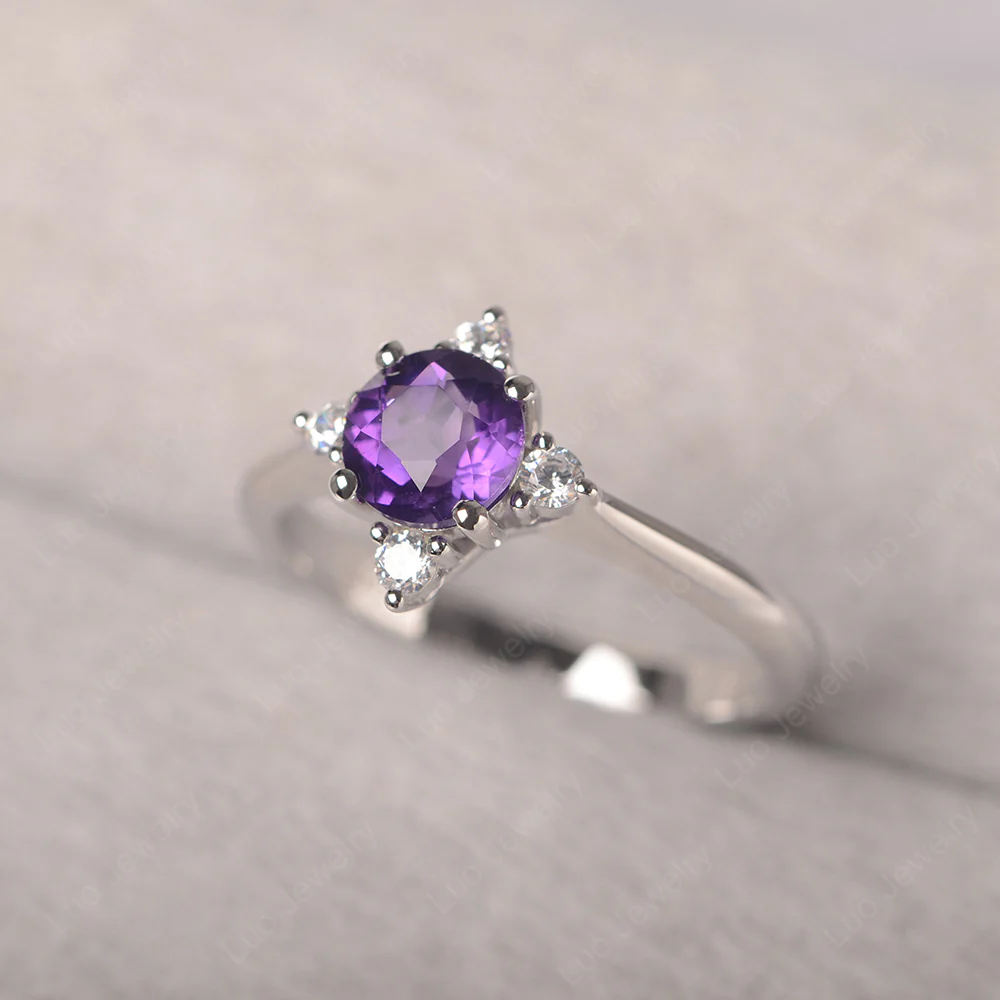 Amethyst Polaris Ring
