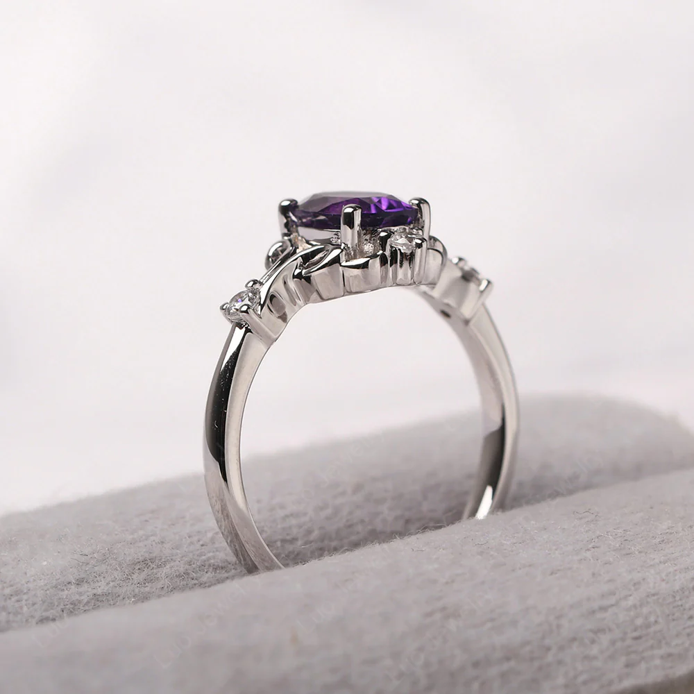 Amethyst Art Deco Amethyst Ring - Image 4