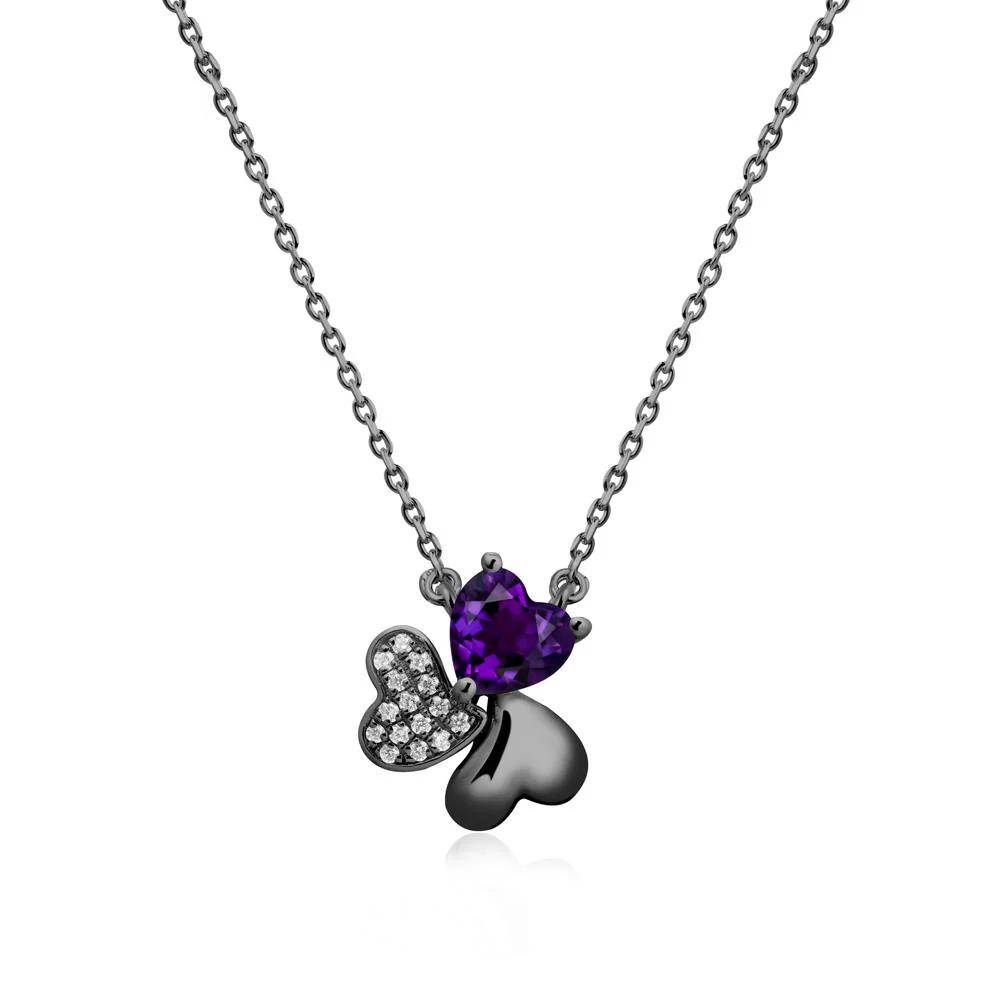 Amethyst Shamrock Necklace - Image 7