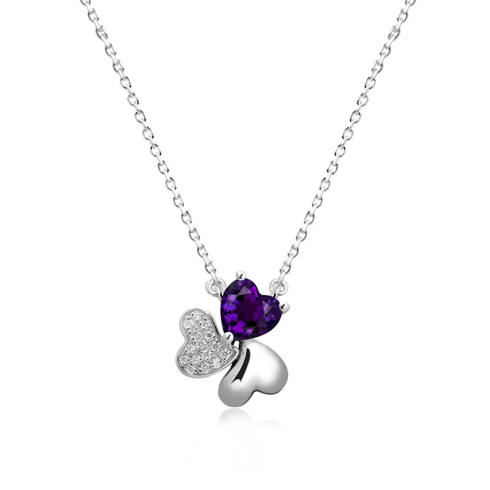 Amethyst Shamrock Necklace - Image 9