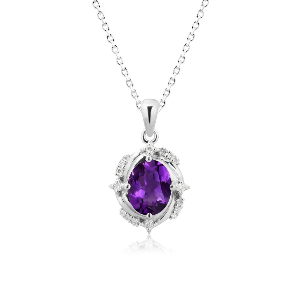 Amethyst Shooting Star Necklace - Image 9