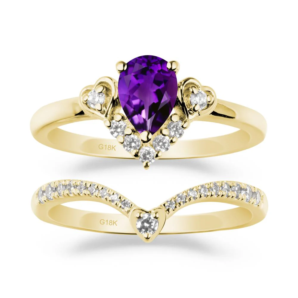 Amethyst Tiara Ring Set - Image 6
