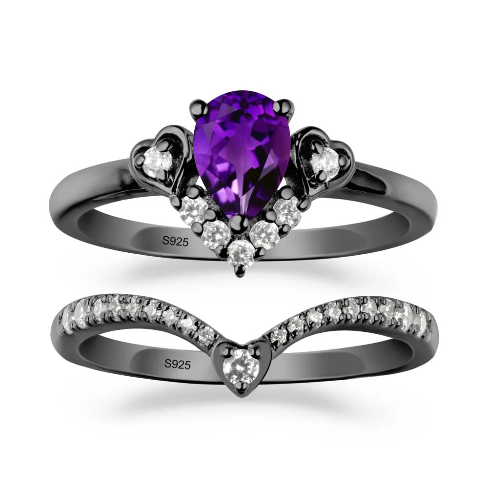 Amethyst Tiara Ring Set - Image 7