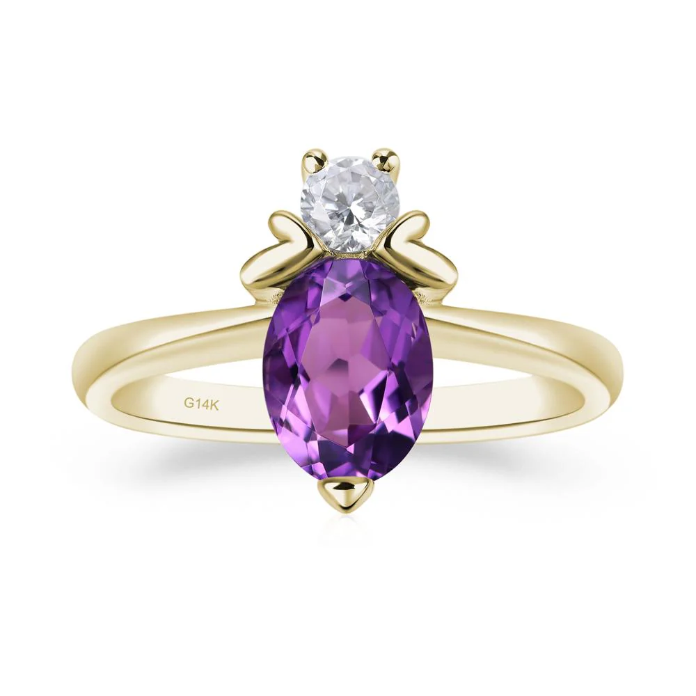 Amethyst Bee Ring