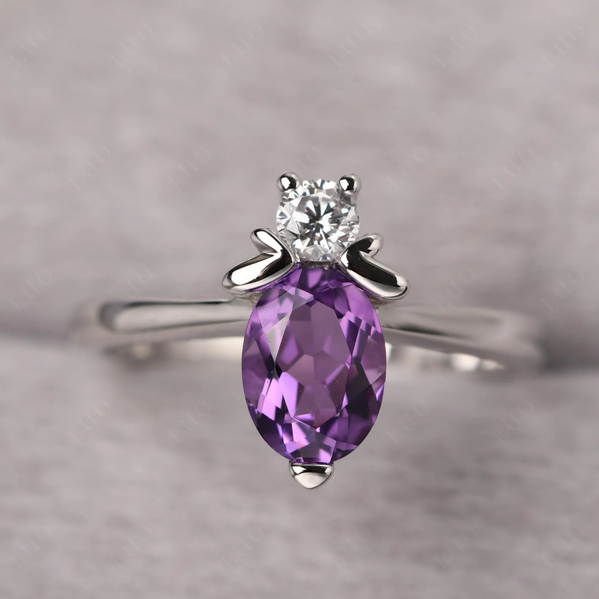Amethyst Bee Ring - Image 10