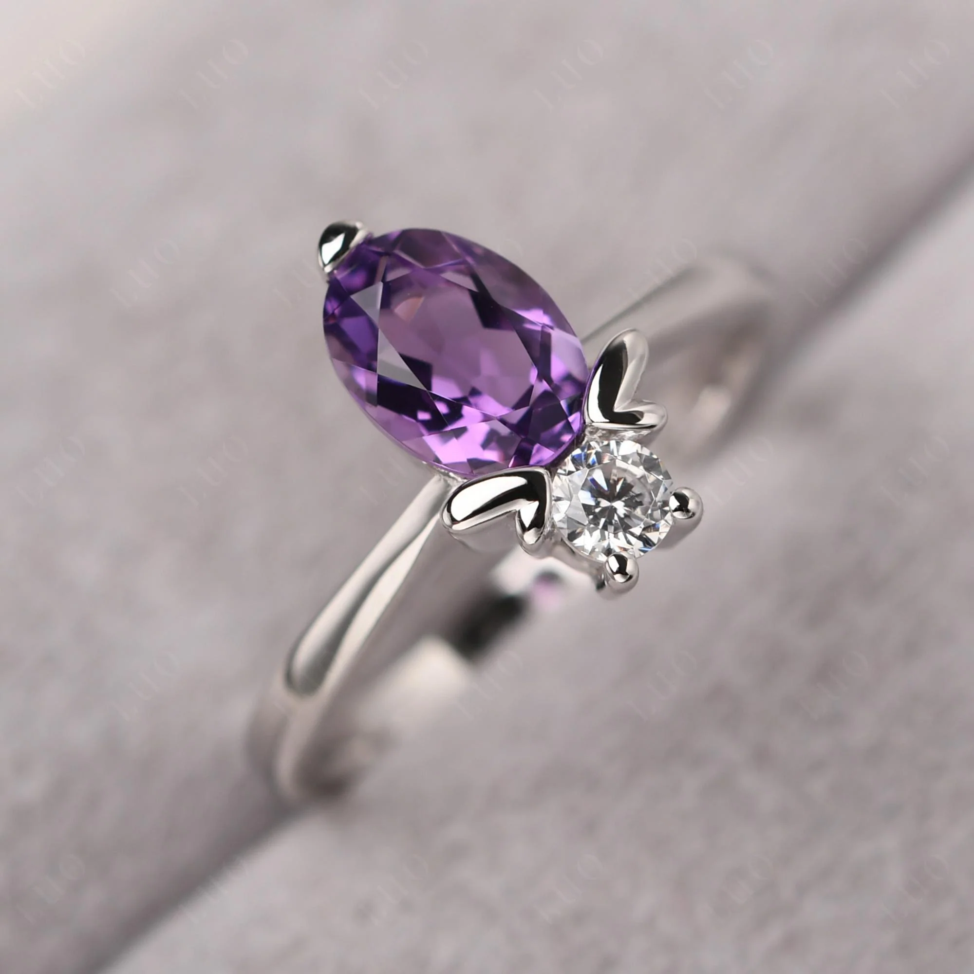 Amethyst Bee Ring - Image 11