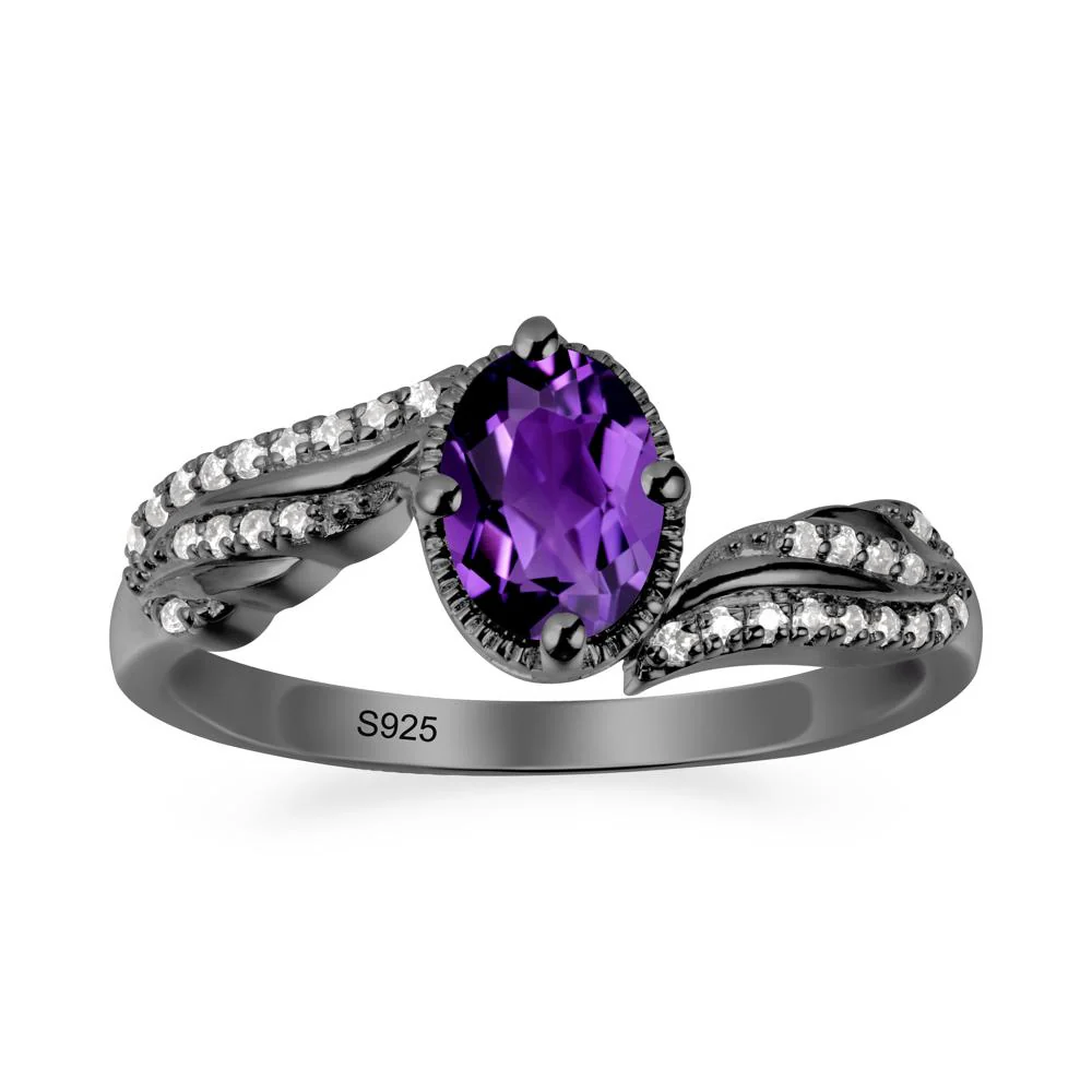 Angel Wings Inspired Amethyst Ring - Image 7