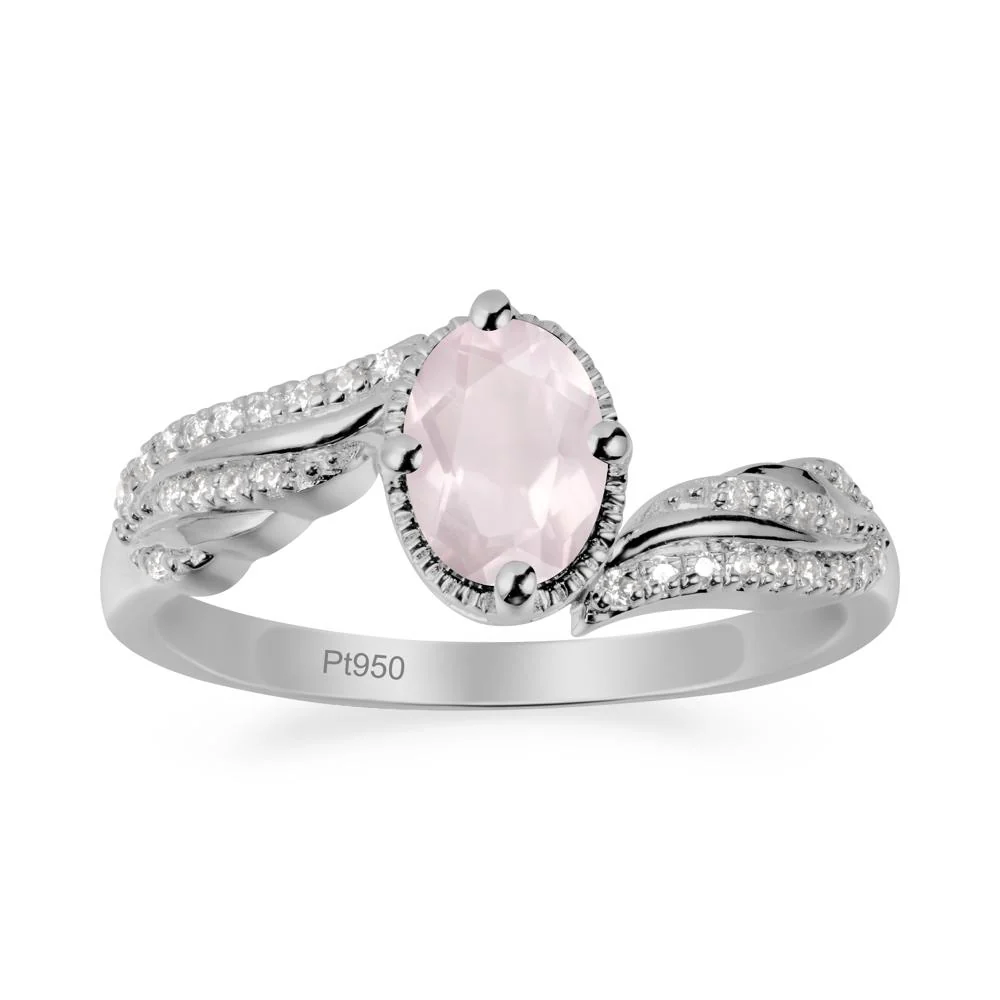 Angel Wings Inspired Rose Quartz Ring - Image 8