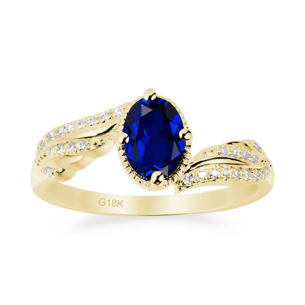 Angel Wings Inspired Sapphire Ring - Image 7