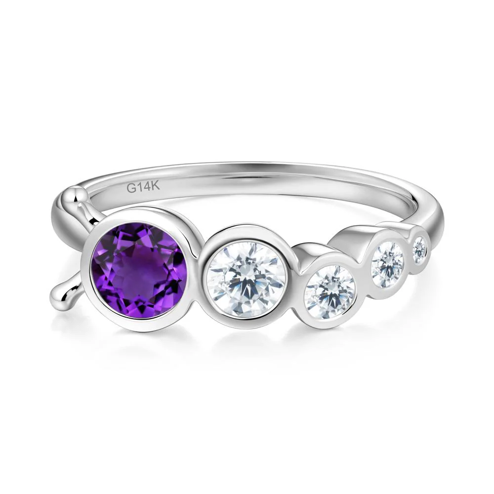 Animal Inspired Amethyst Ring - Image 3