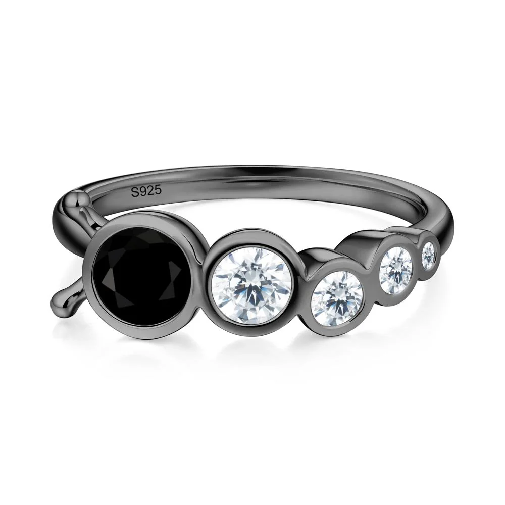Animal Inspired Black Spinel Ring - Image 8