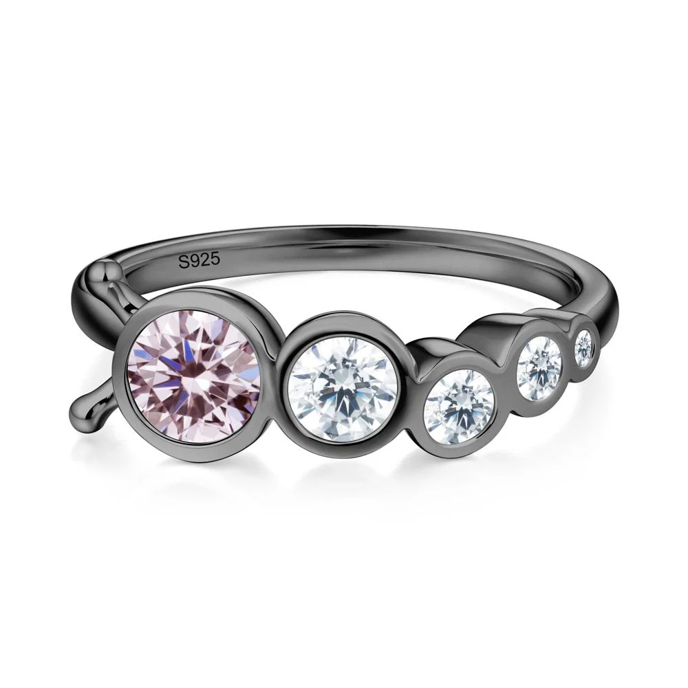 Animal Inspired Pink Cubic Zirconia Ring - Image 2