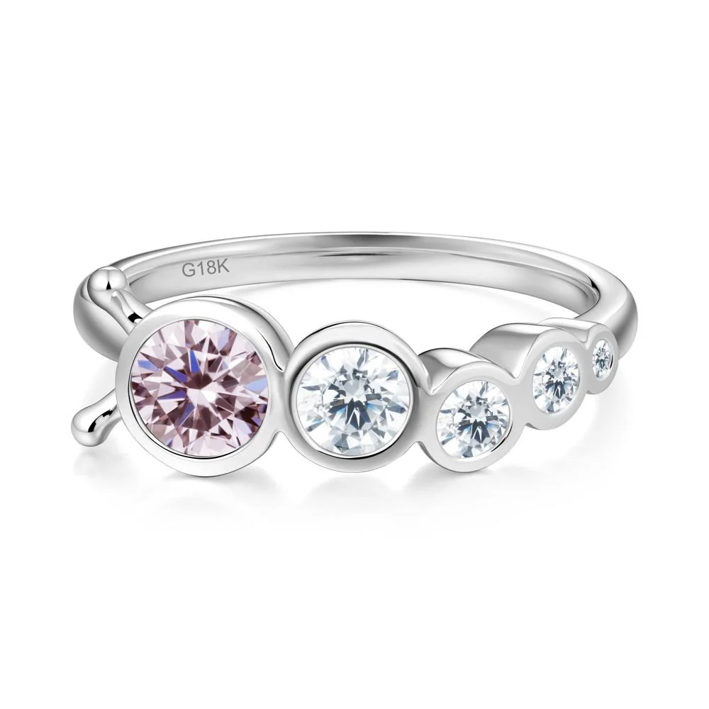 Animal Inspired Pink Cubic Zirconia Ring - Image 7
