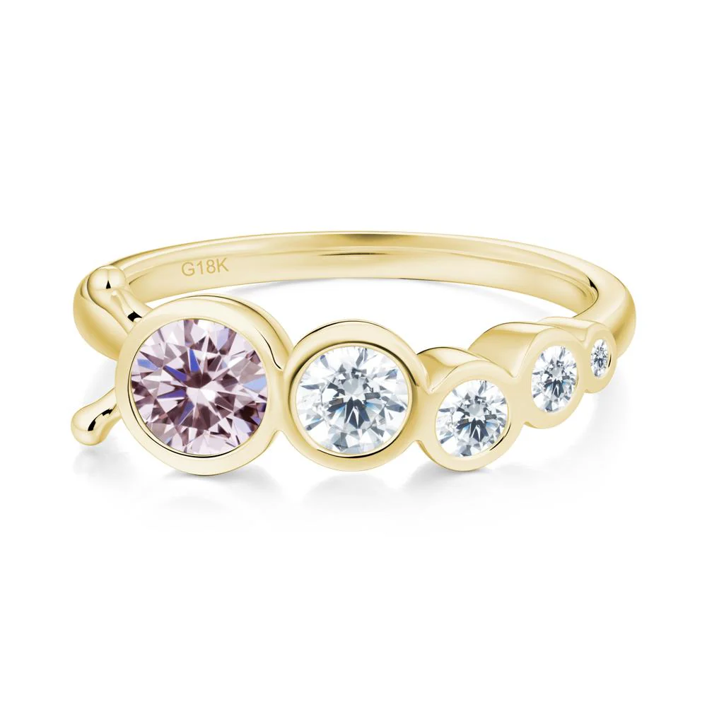 Animal Inspired Pink Cubic Zirconia Ring - Image 8