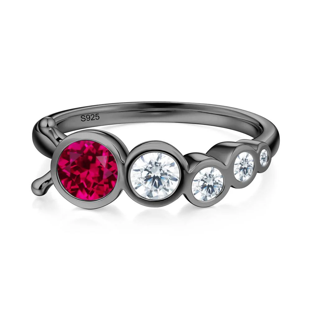 Animal Inspired Ruby Ring