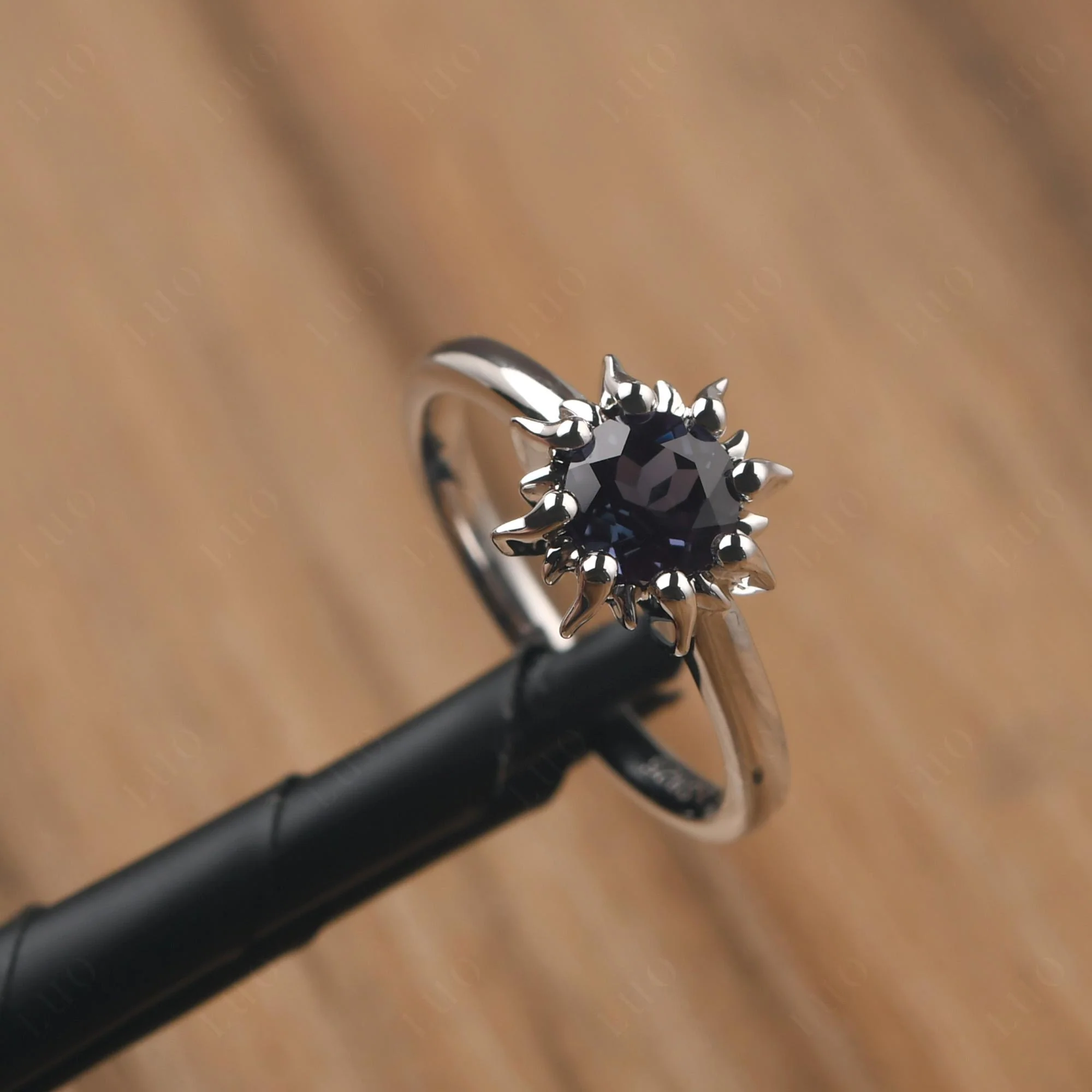 Alexandrite Sunburst Ring - Image 10