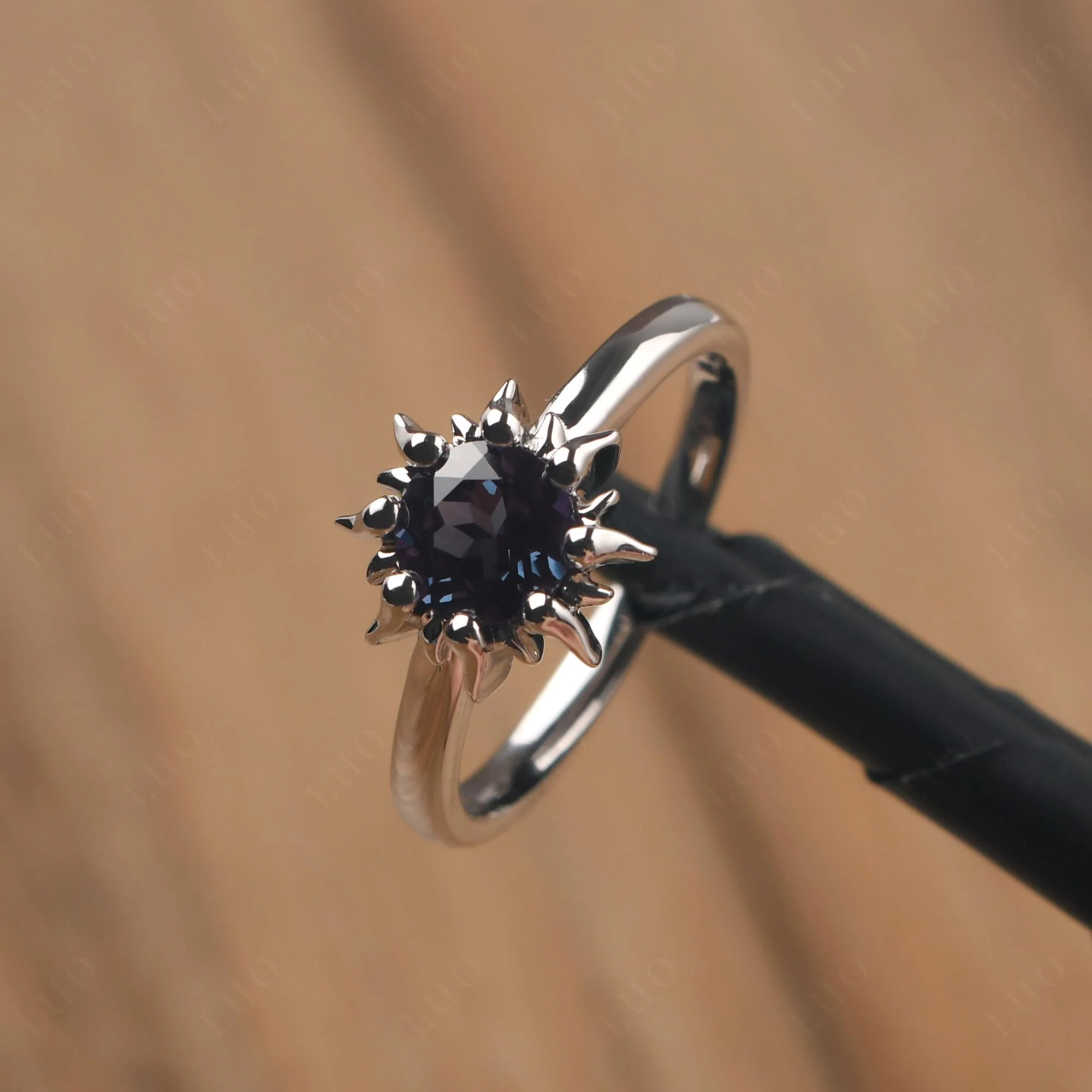 Alexandrite Sunburst Ring - Image 11