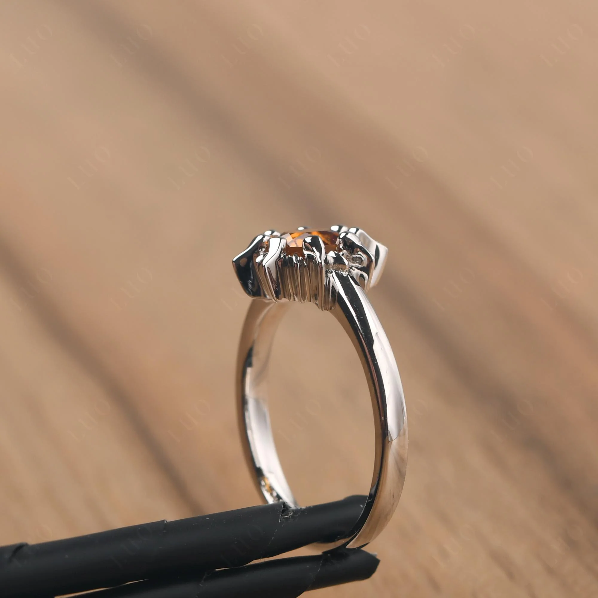 Citrine Sunburst Ring - Image 13