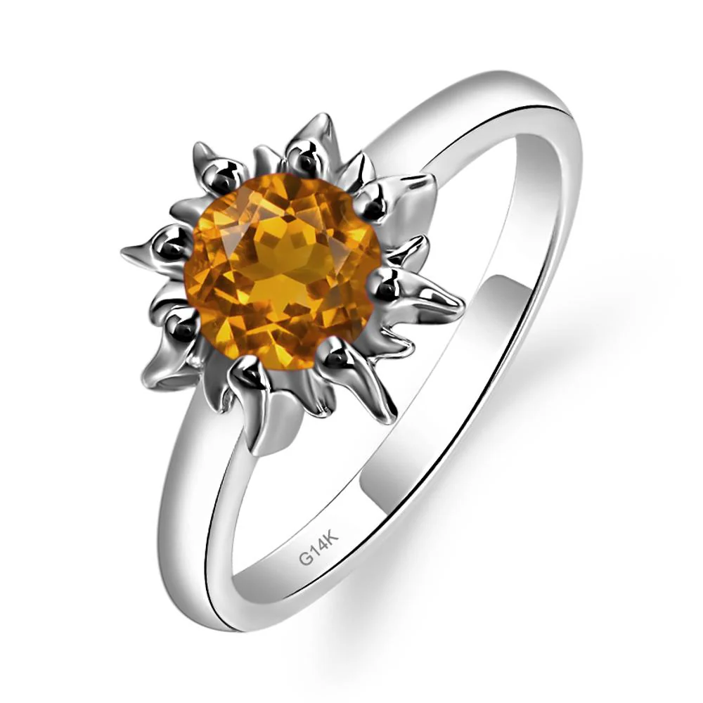 Citrine Sunburst Ring - Image 3