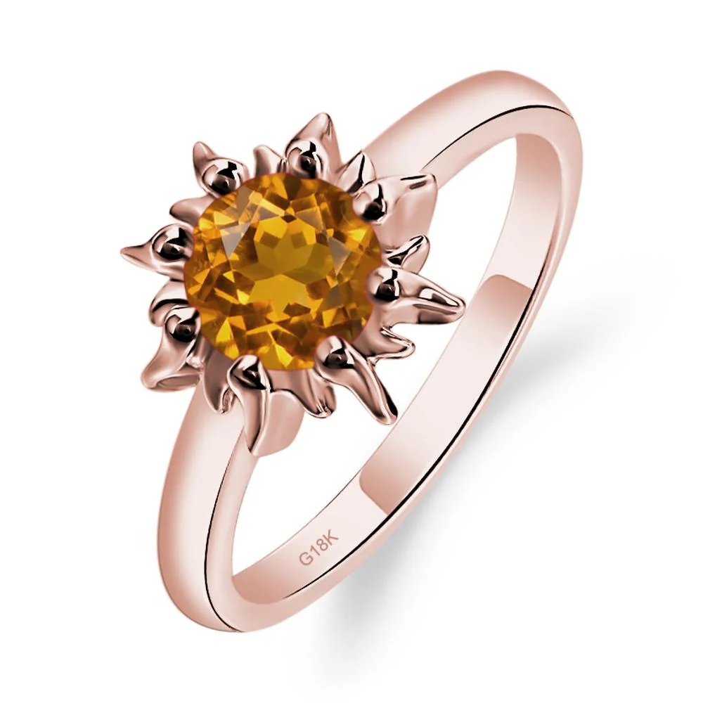 Citrine Sunburst Ring - Image 9