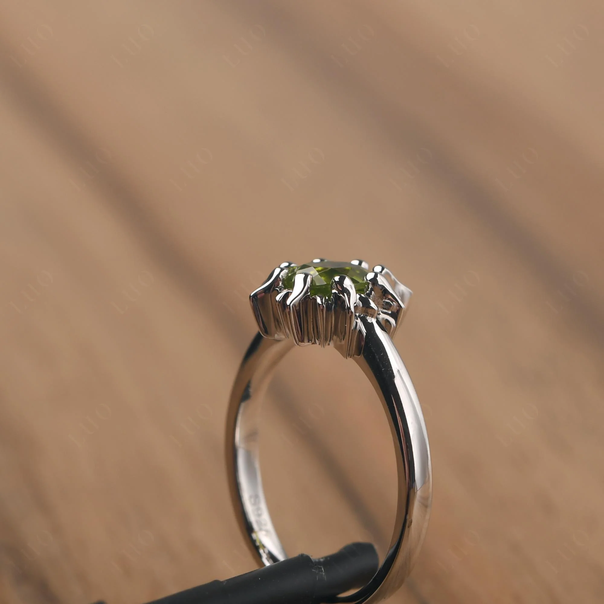 Peridot Flame Ring - Image 13
