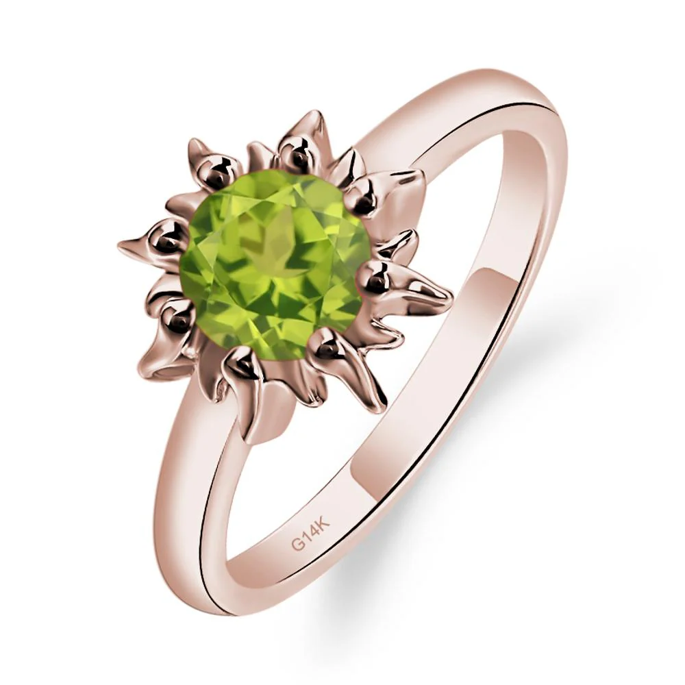 Peridot Flame Ring - Image 5