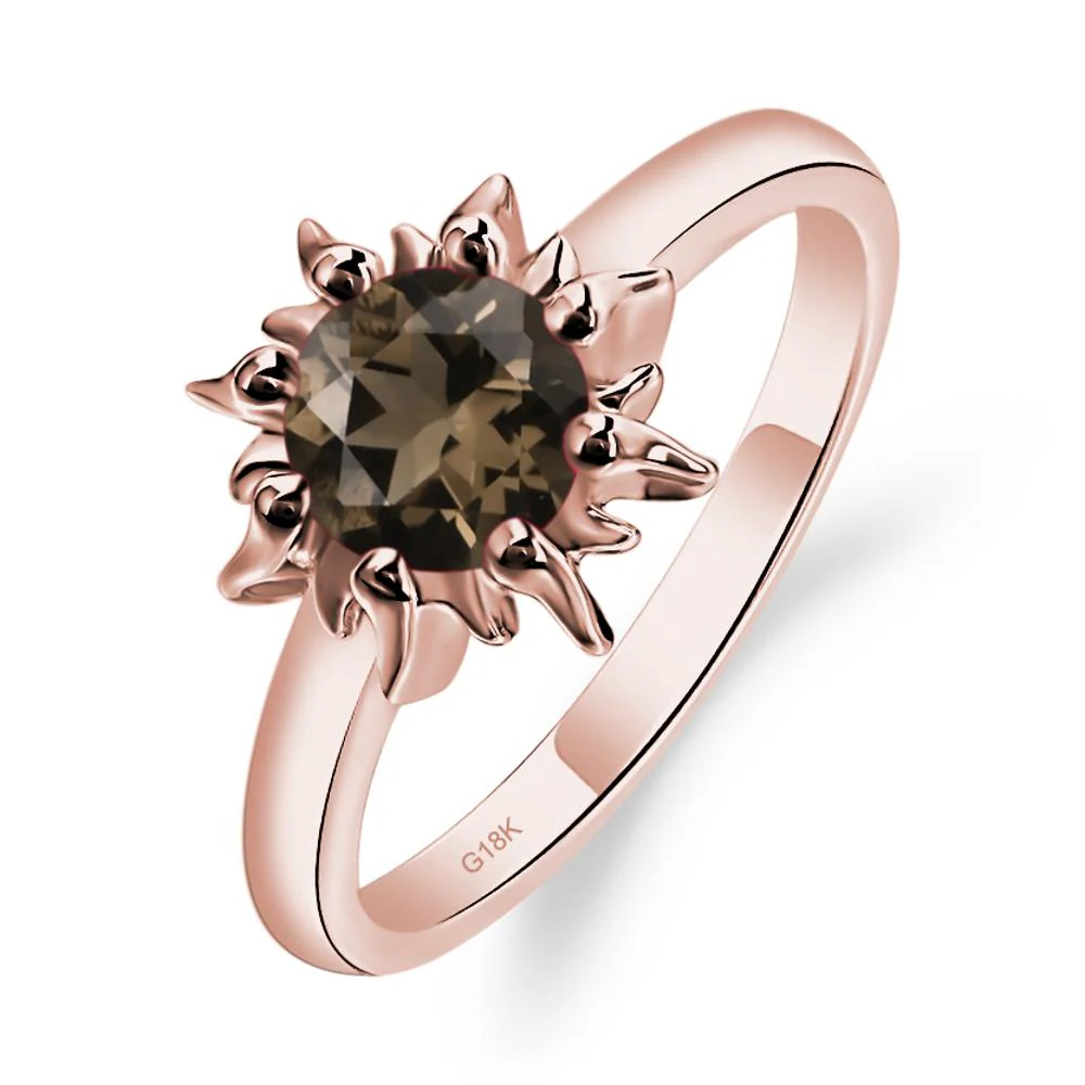 Smoky Quartz Flame Ring - Image 9