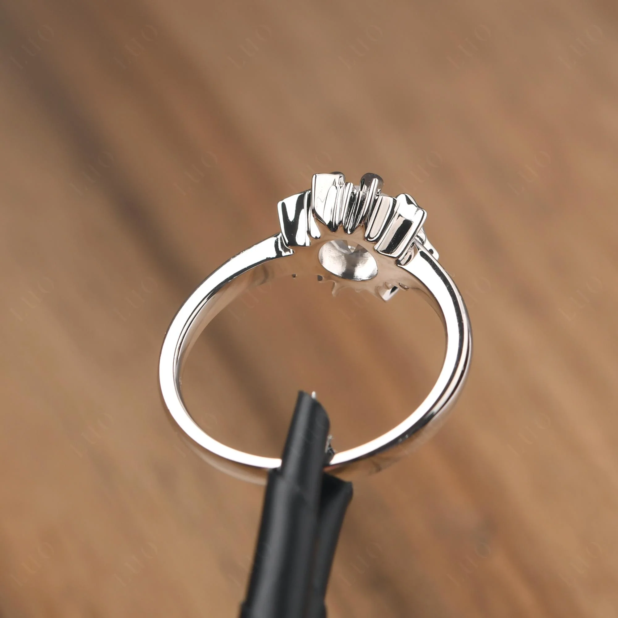 White Topaz Flame Ring - Image 12