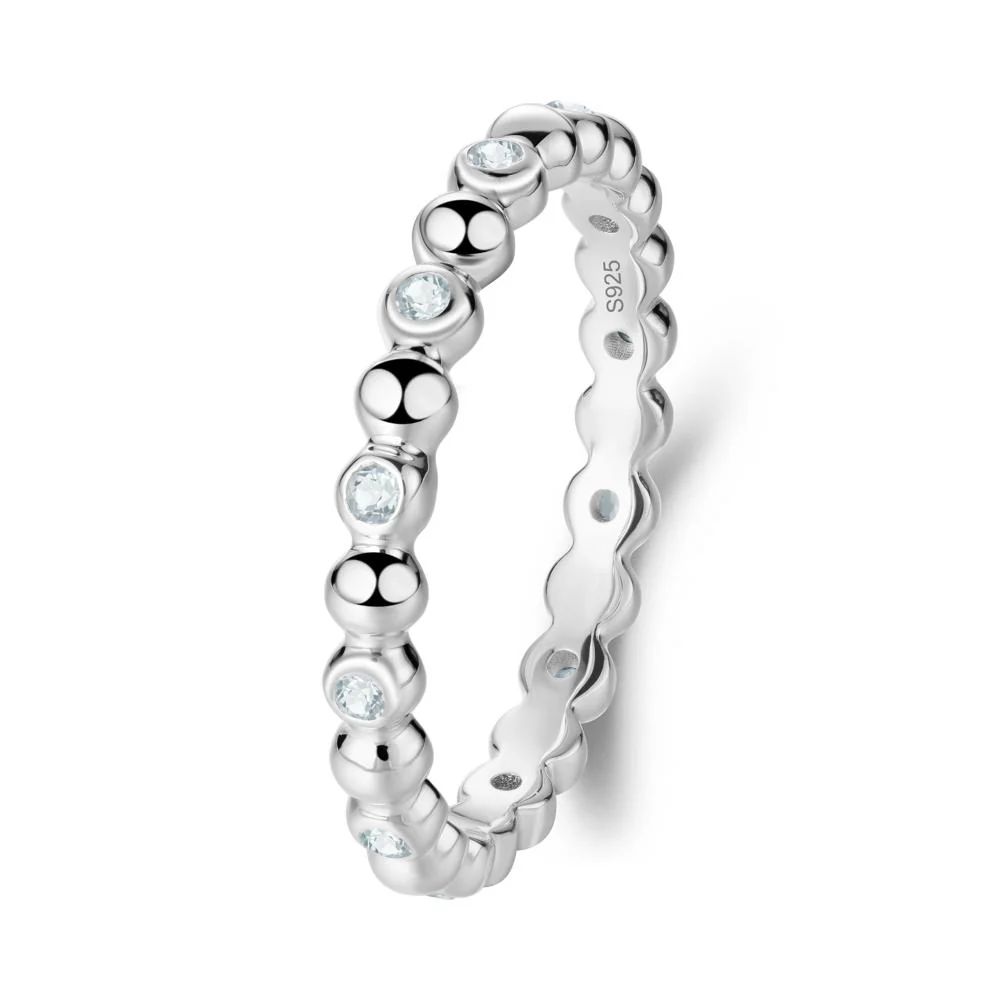 Aquamarine Bubble Ring - Image 6
