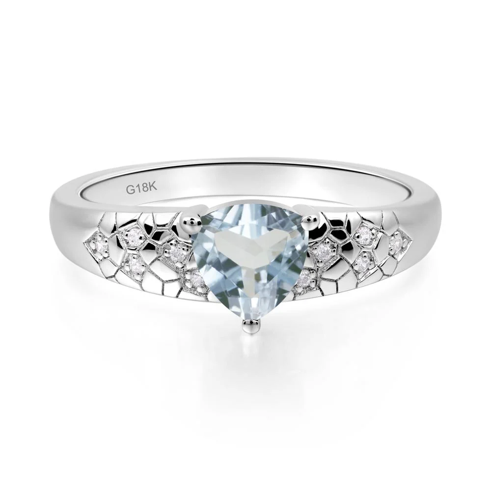 Aquamarine Cracked Ring - Image 7